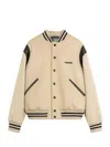 Barrow 'teddy' Bomber Jacket In Neutral