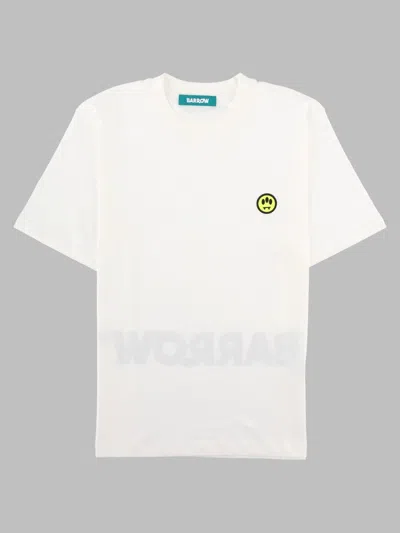 Barrow Unisex Logo T-shirt In White