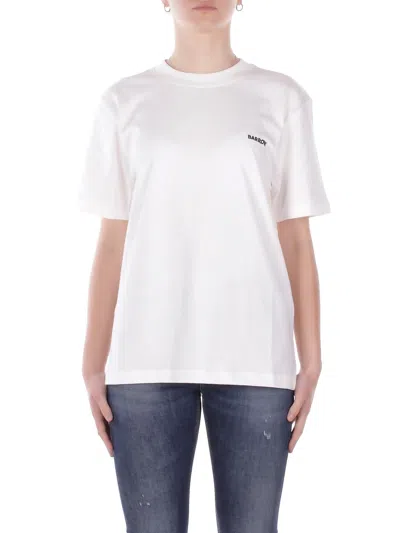 Barrow Unisex T-shirt S6bwuath010 412 Jersey T-shirt Cream In Transparent