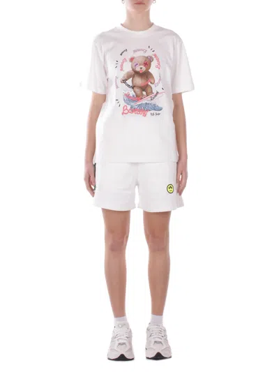 Barrow Unisex T-shirt S6bwuath078 412 Jersey T-shirt Cream In Other