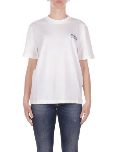Barrow Unisex T-shirt S6bwuath087 412 Jersey T-shirt Cream In Multi