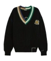 Barrow V-neck Knitted Sweater In Black