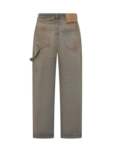 Barrow Vintage-inspired Denim Jeans In Rust Denim