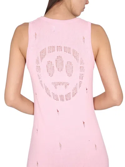 Barrow Viscose Dress In Pink