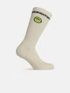 Barrow White Cotton Blend Socks In White