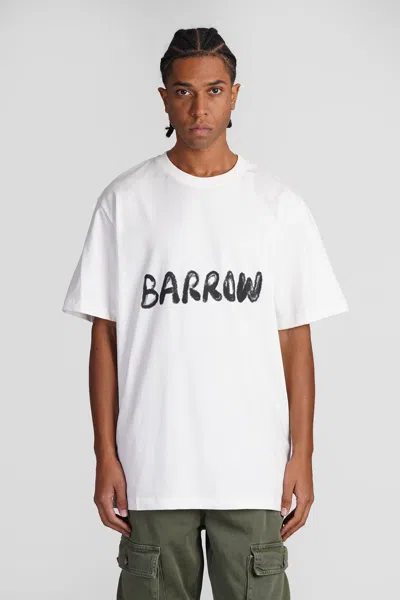 Barrow White Cotton T-shirt