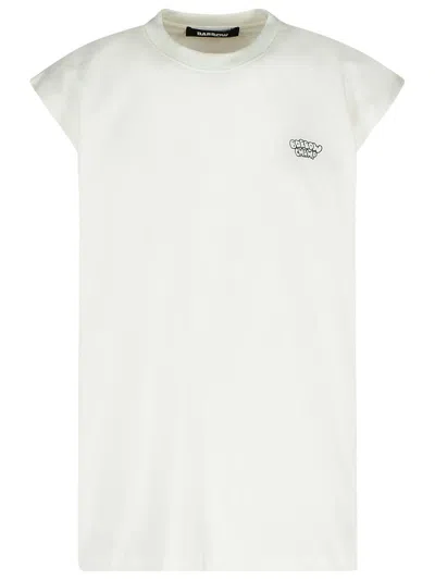 Barrow White Cotton T-shirt
