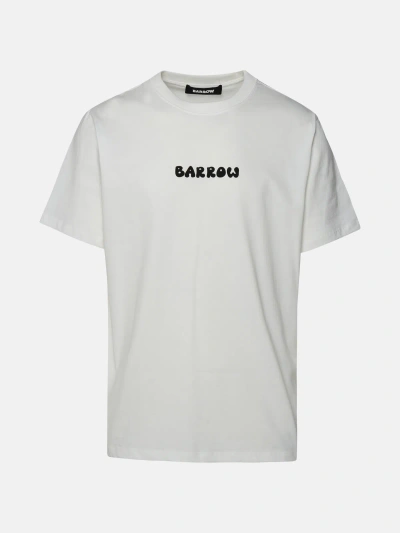 Barrow White Cotton T-shirt