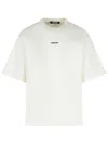 Barrow Cotton T-shirt In Off White