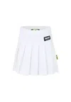 Barrow Pleated Skirt In White