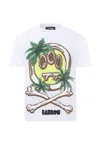 Barrow White T-shirt For Kids With Smiley In White