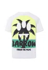 Barrow White T-shirt For Kids With Smiley In White