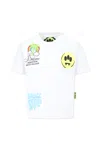 Barrow Smiley Face Pattern T-shirt In White
