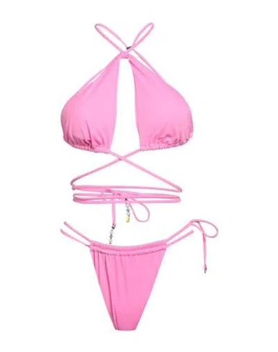 Barrow Woman Bikini Fuchsia Size M Polyamide, Elastane In Pink