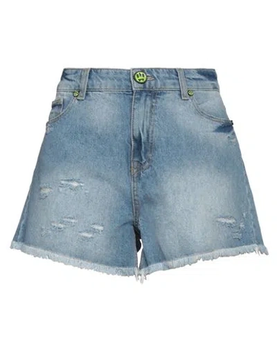 Barrow Woman Denim Shorts Blue Size 28 Cotton