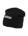 Barrow Woman Hat Black Size Onesize Organic Cotton, Merino Wool