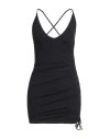 Barrow Woman Mini Dress Black Size L Polyamide, Elastane In Black
