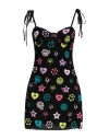 Barrow Woman Short Dress Black Size L Viscose In Black
