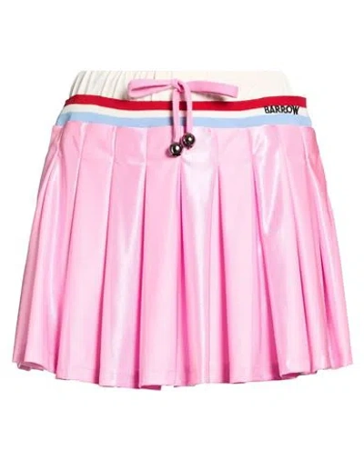 Barrow Woman Mini Skirt Pink Size L Polyester