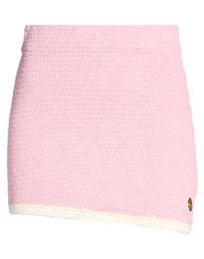 Barrow Woman Mini Skirt Pink Size S Cotton, Polyamide