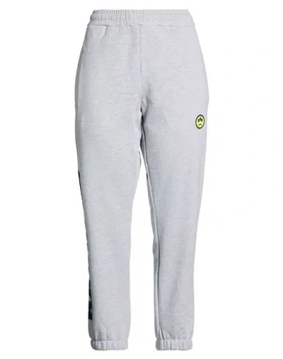 Barrow Woman Pants Grey Size L Cotton In Gray