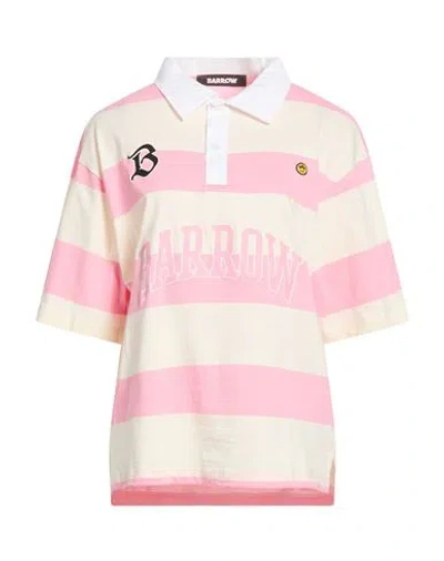 Barrow Woman Polo Shirt Pink Size L Cotton