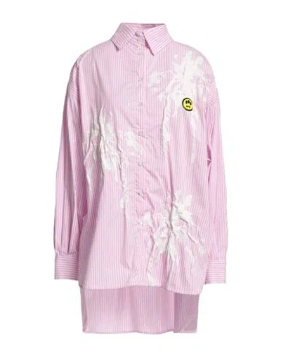 Barrow Woman Shirt Pink Size M Cotton, Polyamide, Elastane In Pink