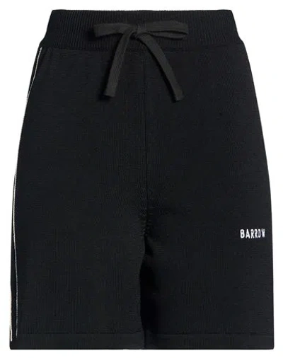 Barrow Woman Shorts & Bermuda Shorts Black Size L Viscose, Polyamide