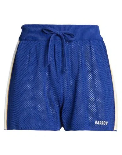 Barrow Woman Shorts & Bermuda Shorts Bright Blue Size M Viscose, Polyamide
