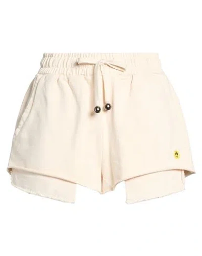 Barrow Woman Shorts & Bermuda Shorts Ivory Size M Cotton In Neutral