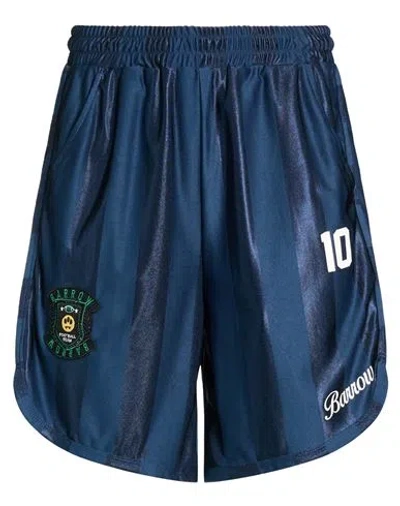 Barrow Woman Shorts & Bermuda Shorts Navy Size L Polyester In Blue