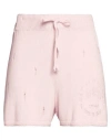 Barrow Woman Shorts & Bermuda Shorts Pink Size M Viscose, Polyester In Pink