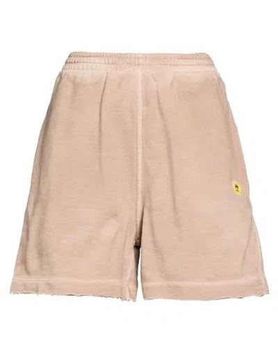 Barrow Woman Shorts & Bermuda Shorts Taupe Size L Cotton In Brown