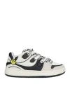 Barrow Ollie Leather Sneakers In Black