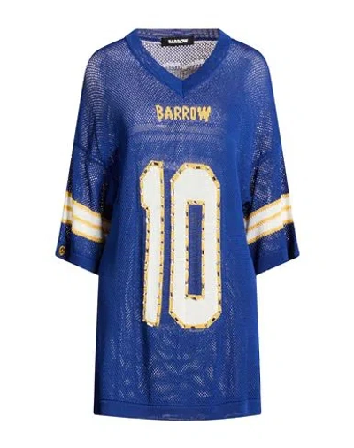 Barrow Woman Sweater Bright Blue Size M Viscose, Polyamide