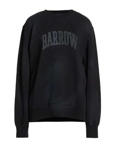Barrow Woman Sweatshirt Black Size L Cotton