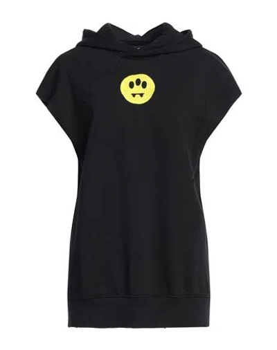 Barrow Logo-embroidered Jersey Hoodie In Black