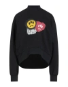 Barrow Woman Sweatshirt Black Size M Cotton In Black
