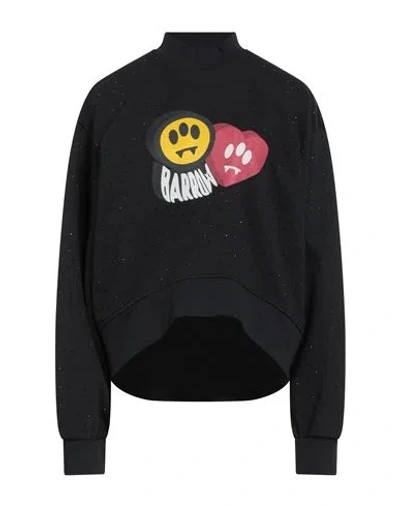 Barrow Woman Sweatshirt Black Size M Cotton
