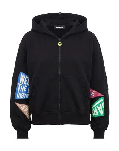 Barrow Woman Sweatshirt Black Size M Cotton