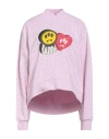 Barrow Woman Sweatshirt Pink Size M Cotton In Purple
