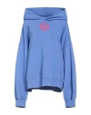 Barrow Woman Sweatshirt Slate Blue Size M Cotton In Blue
