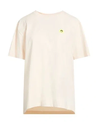 Barrow Woman T-shirt Cream Size L Cotton In Pink