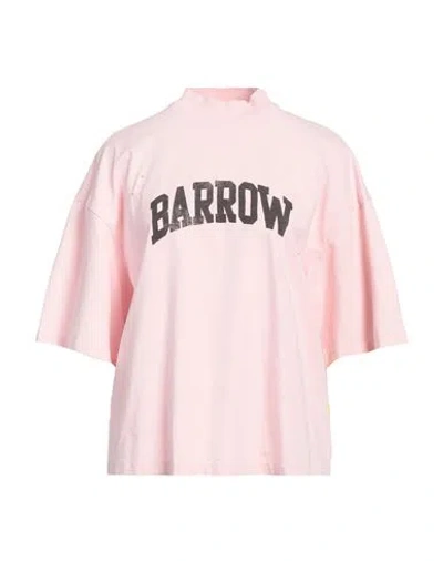 Barrow Woman T-shirt Pink Size L Cotton In Pink