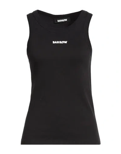 Barrow Woman Tank Top Black Size M Cotton, Elastane