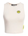 Barrow Woman Top Beige Size M Viscose, Elastane In Beige