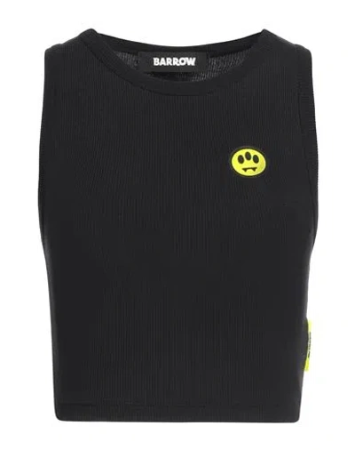 Barrow Woman Top Black Size L Viscose, Elastane