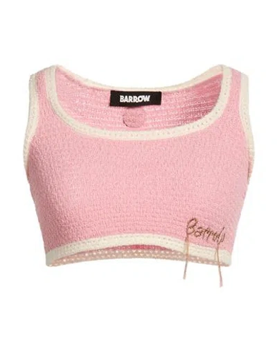 Barrow Woman Top Pink Size Xs Cotton, Polyamide