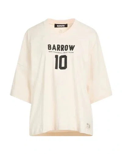 Barrow Woman T-shirt Beige Size M Cotton In Neutral