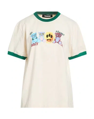 Barrow Woman T-shirt Cream Size L Cotton In White